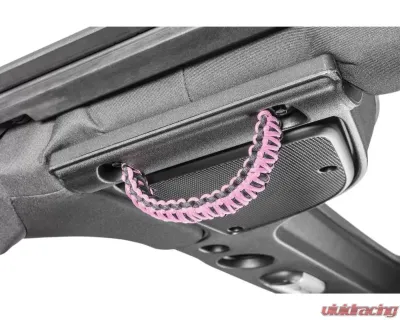 Quadratec Pink Paracord 3-in-1 Grab Handles for A Pillar, Headrests & Soundbar Jeep Wrangler 2007-2018 - 14018 1717